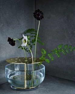 Vases^Fritz Hansen Ikebana vase, Large Gold-coloured