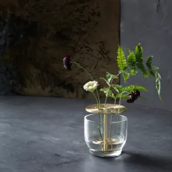 Vases^Fritz Hansen Ikebana vase, Small Gold-coloured