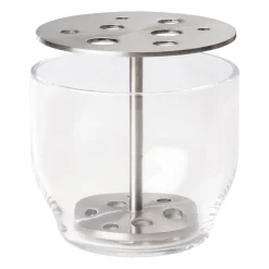 Vases^Fritz Hansen Ikebana vase stainless steel, Small Silver-coloured