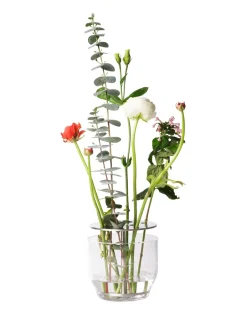 Vases^Fritz Hansen Ikebana vase stainless steel, Small Silver-coloured
