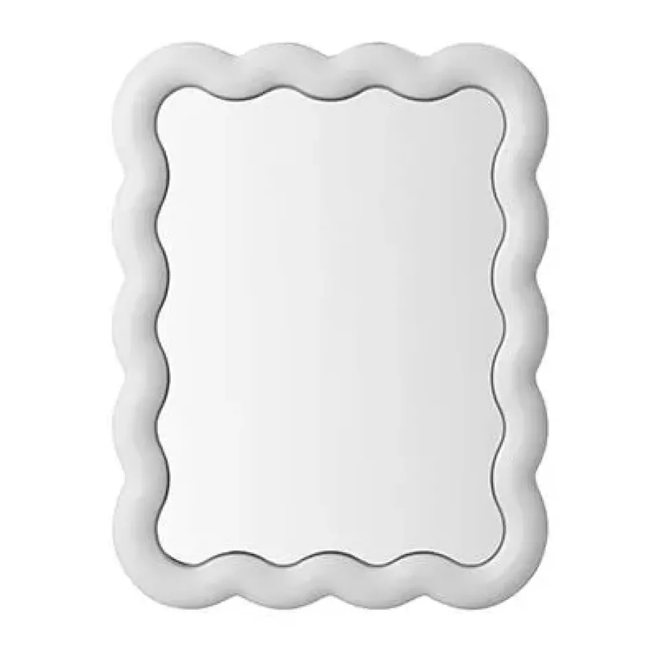 Wall Mirrors^Normann Copenhagen Illu mirror 65x50 cm, White