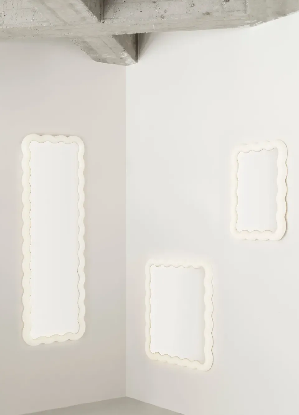 Wall Mirrors^Normann Copenhagen Illu mirror 65x50 cm, White