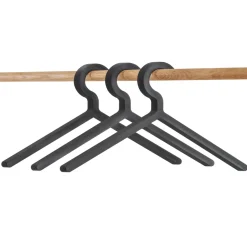 Clearance Woud Illusion hanger, 3-pack, Black