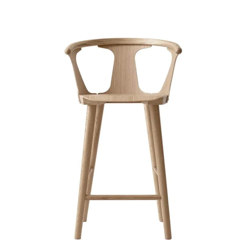 Best &Tradition In between barstool SK7, Light oiled oak Beige