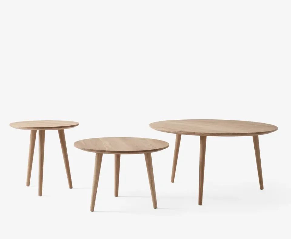 Sale &Tradition In Between coffee table SK15 Ø90 cm, Oiled oak Beige