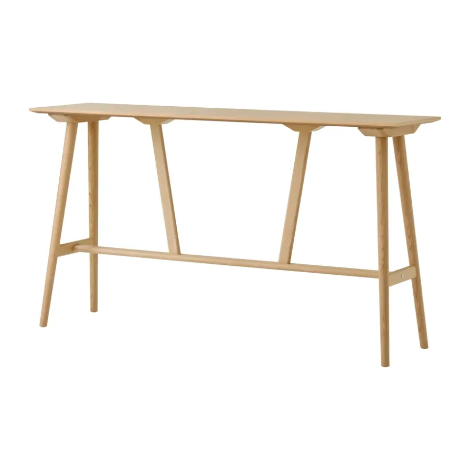 Outlet &Tradition In Between SK27 Bar Table 190x50x105 cm, Lacquered oak Beige