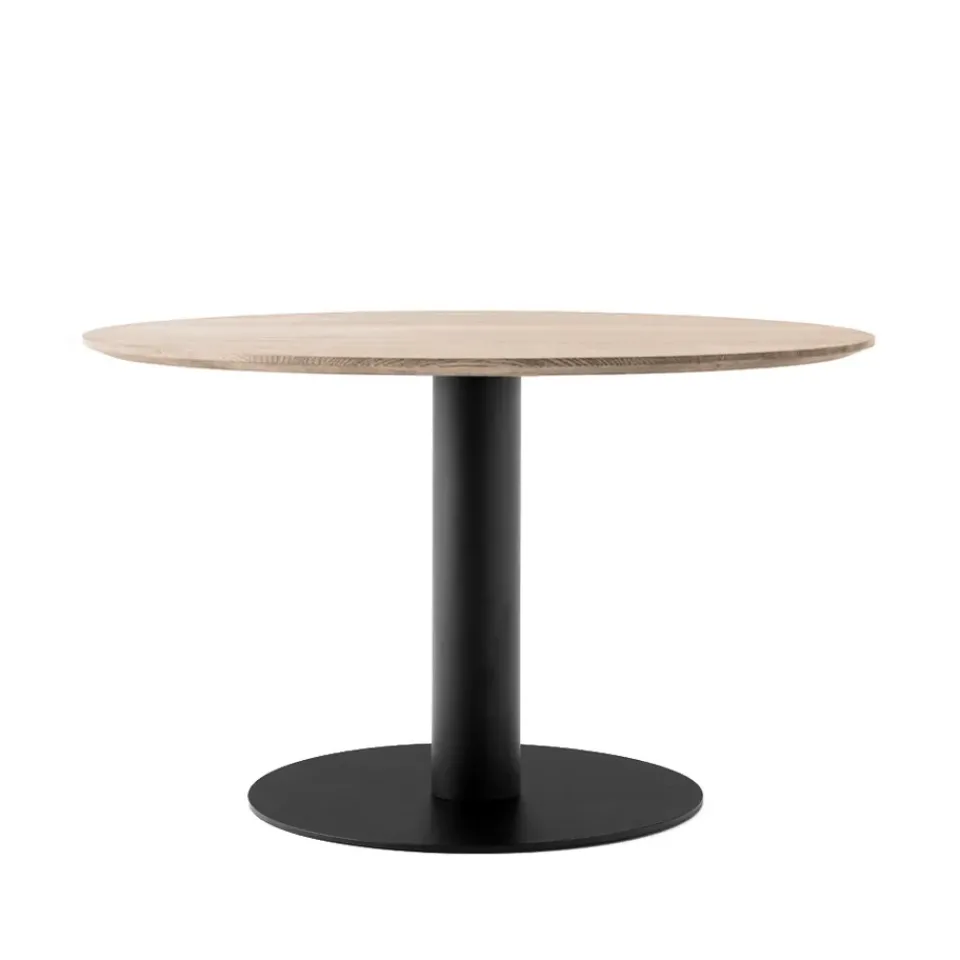 Hot &Tradition In Between SK12 dining table, Oak oil.matte black metal stand Beige