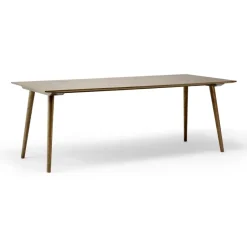 Dining Tables^&Tradition In Between table SK5, Lacquered smoked oak Brown