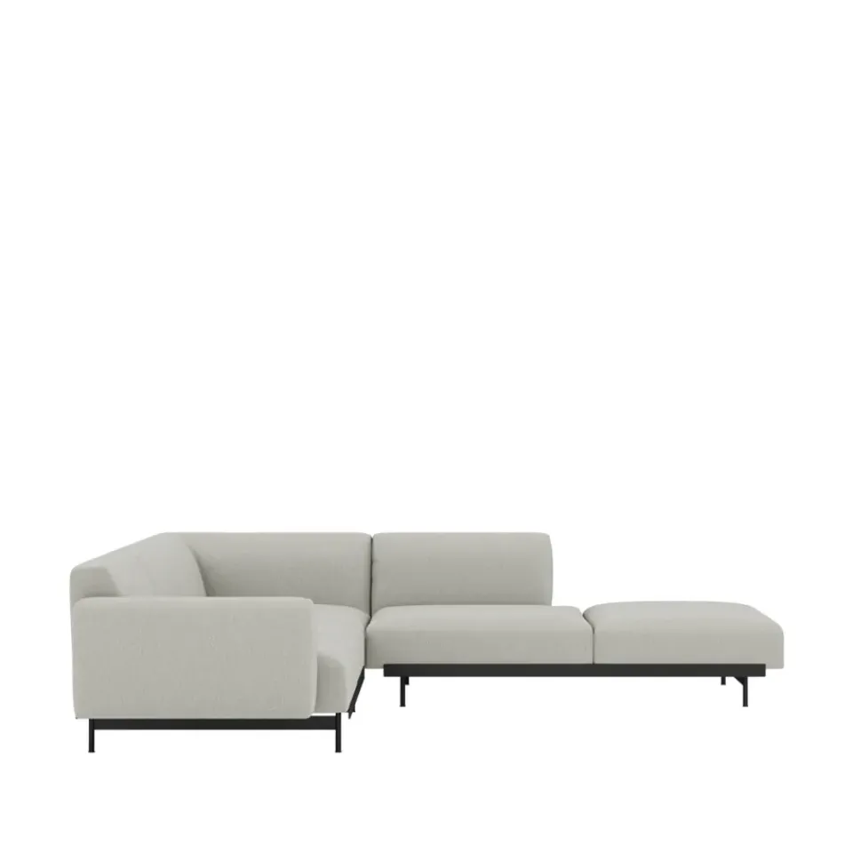 New Muuto In Situ corner sofa configuration 3, Clay 12-Configuration 3-Black Grey