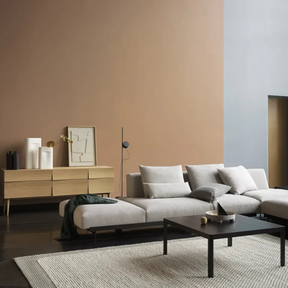 New Muuto In Situ corner sofa configuration 3, Clay 12-Configuration 3-Black Grey