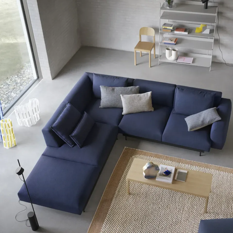 New Muuto In Situ corner sofa configuration 3, Clay 12-Configuration 3-Black Grey