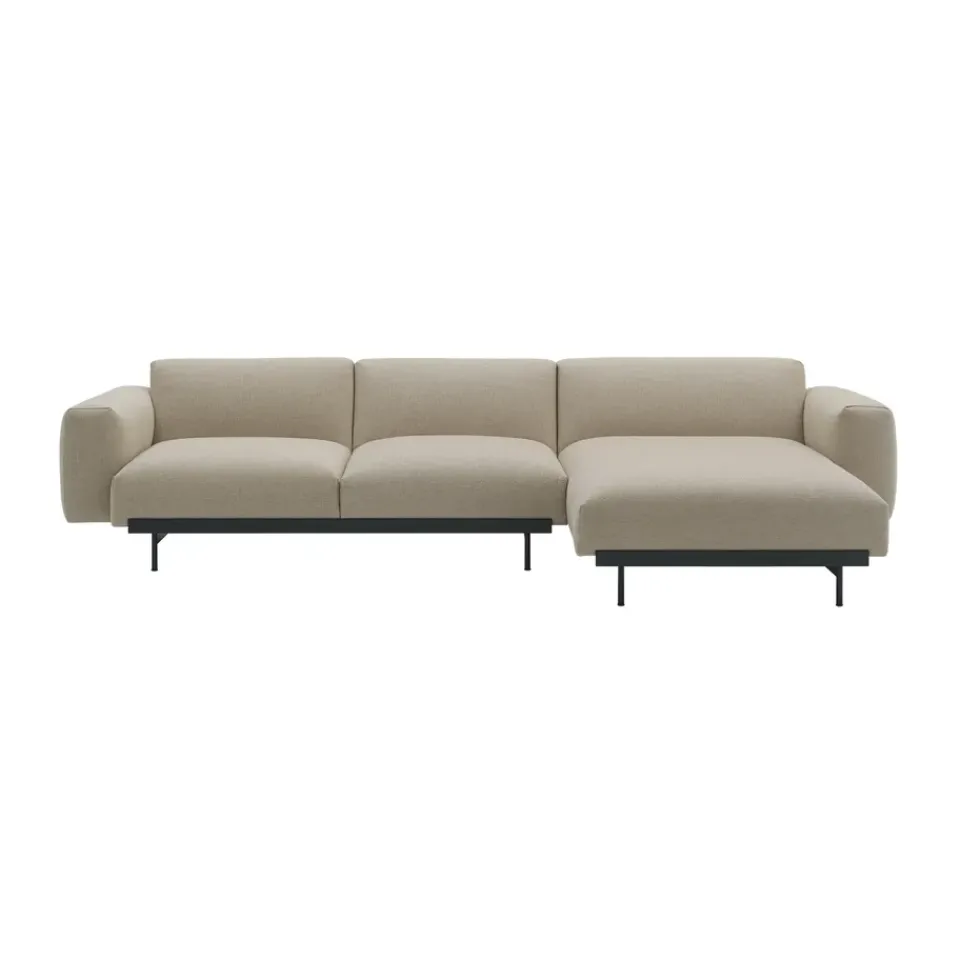 Sale Muuto In Situ modul sofa 3-seat configuration 6, Ecriture 240-Black Beige