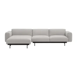 New Muuto In Situ modul sofa 3-seat configuration 7, Clay 12-Black Grey