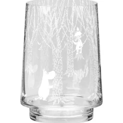 Tea Light Holders, Lanterns & Candle Dishes^Muurla In the Woods lantern/vase 20 cm, clear-white Transparent
