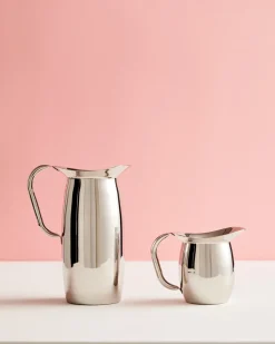 HAY Indian Steel Pitcher pot, Tall 0.92 L Silver-coloured