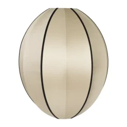Lampshades^Oi Soi Oi Indochina Classic Oval L lamp shade, Kit-black Beige