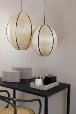 Lampshades^Oi Soi Oi Indochina Classic Oval L lamp shade, Kit-black Beige