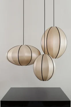 Lampshades^Oi Soi Oi Indochina Classic Oval L lamp shade, Kit-black Beige