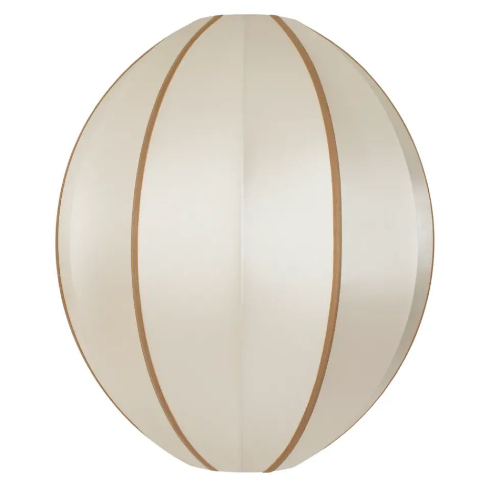 Clearance Oi Soi Oi Indochina Classic Oval L lamp shade, Off-amber White