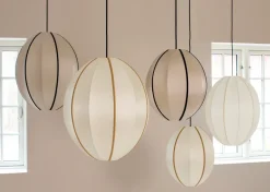 Clearance Oi Soi Oi Indochina Classic Oval L lamp shade, Off-amber White