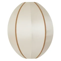 Hot Oi Soi Oi Indochina Classic Oval S lamp shade, Off-amber White