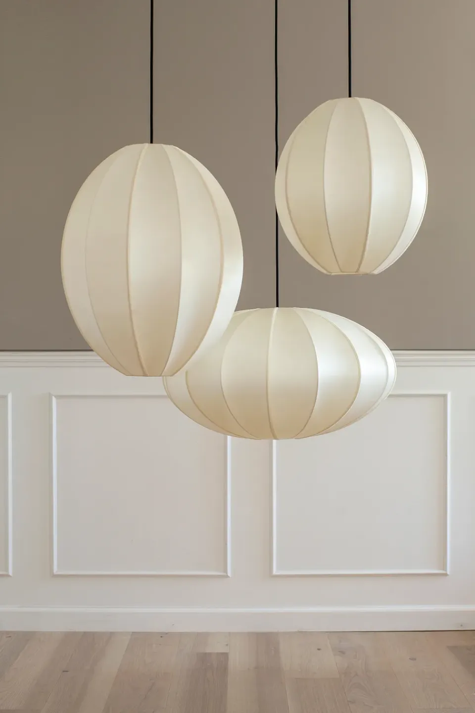 Lampshades^Oi Soi Oi Indochina Classic Pumpkin lamp shade, Off White