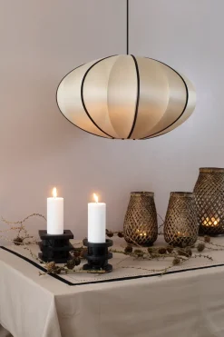 Lampshades^Oi Soi Oi Indochina Classic Pumpkin lamp shade, Kit-black Beige