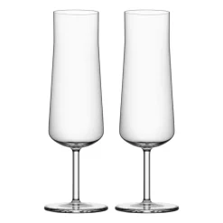 New Orrefors Informal champagne glass 22 cl 2-pack, Clear Transparent