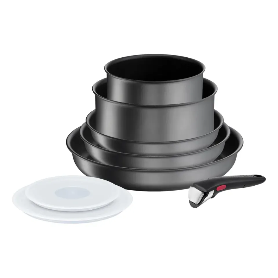 Clearance Tefal Ingenio Daily chef ON frying pan set, 8 pieces Black