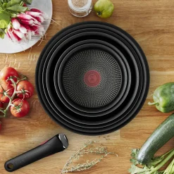 Clearance Tefal Ingenio Daily chef ON frying pan set, 8 pieces Black