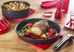 Clearance Tefal Ingenio Unlimited ON frying pan and saucepan set, 13 pieces Black
