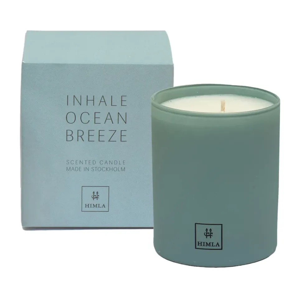 Scented Candles & Diffusers^Himla Inhale scented candle 230 g, Ocean breeze Blue