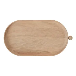 Best OYOY Inka wooden tray 18x34 cm, Nature Beige