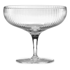 New Serax Inku champagne coupe glass 15 cl, Clear Transparent
