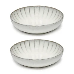 Deep Plates^Serax Inku high plate XS Ø16 cm 2-pack, White