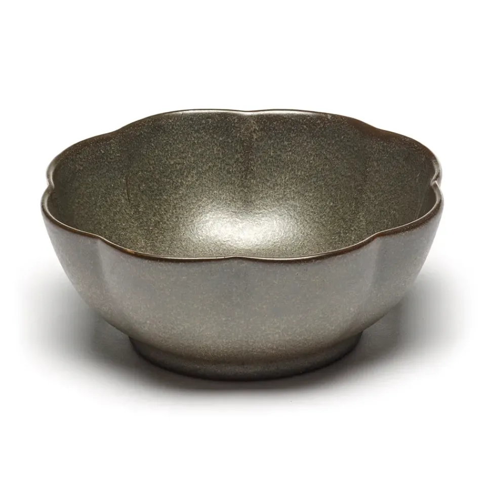 Best Serax Inku ridged bowl XL 15 cm, Green