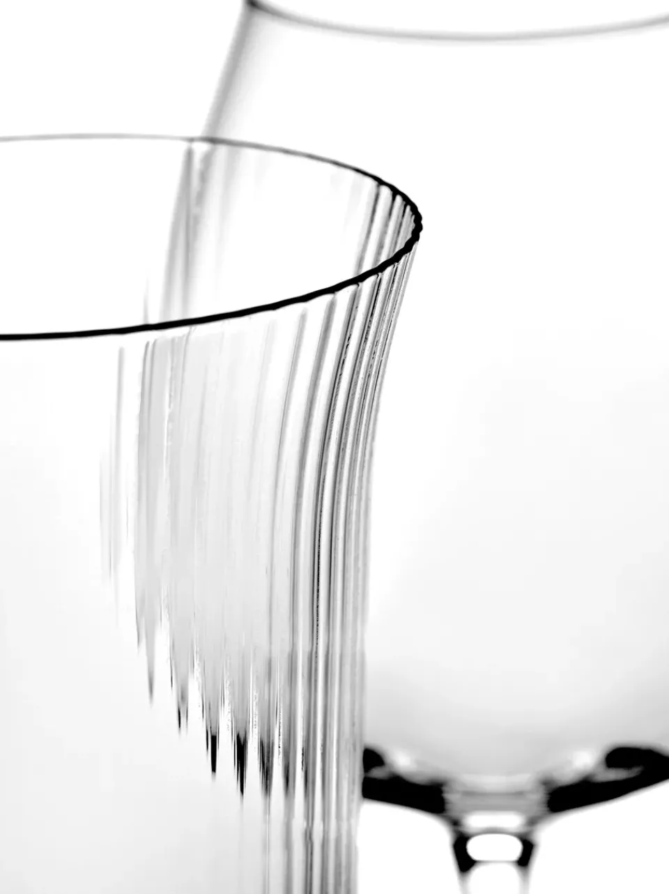 Long Drink & Highball Glasses^Serax Inku tall glass 45 cl, Clear Transparent