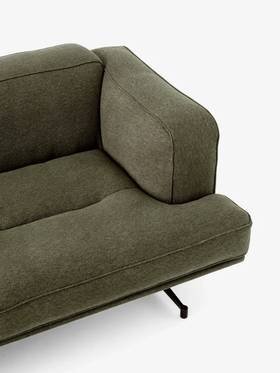 Hot &Tradition Inland AV23 3-seater sofa, Clay 0014-warm black Green