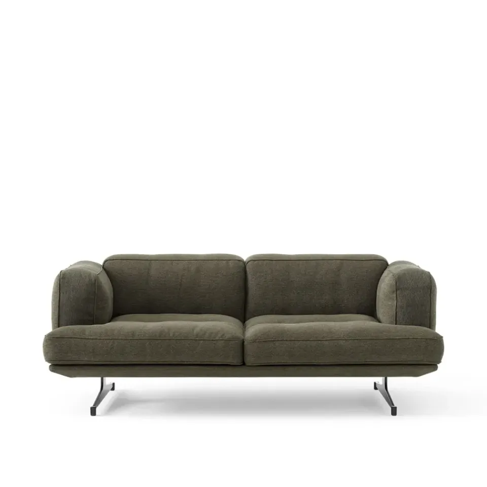 Sofas^&Tradition Inland AV22 sofa 2-seater, Clay 0014-warm black Green