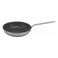 Frying Pans & Skillets^Ronneby Bruk Inox frying pan in stainless steel with ceramic nonstick coating, Ø24 cm BlackSilver-coloured