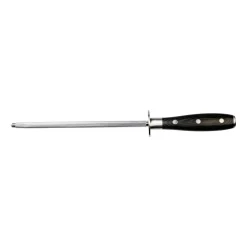 Online Ronneby Bruk Inox sharpening steel, Stainless steel-Micarta Silver-coloured
