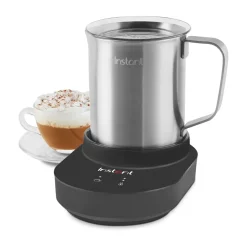 Coffee Machines^Instant Pot electric milk frother, Silver Black