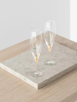 Champagne Glasses^Orrefors Intermezzo champagne glass 26 cl 2-pack, Gold Gold-coloured