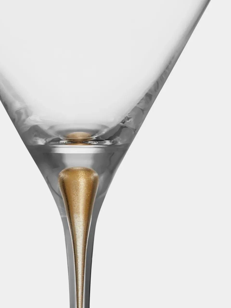Hot Orrefors Intermezzo martini glass 25 cl 2-pack, Gold Transparent