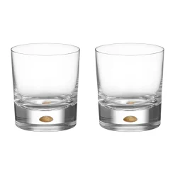 Orrefors Intermezzo old fashioned 25 cl 2-pack, Gold Gold-coloured