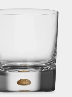 Orrefors Intermezzo old fashioned 25 cl 2-pack, Gold Gold-coloured