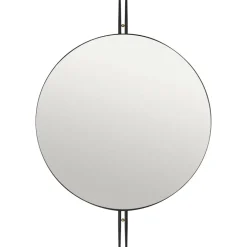 Round Mirrors|Wall Mirrors^GUBI IOI wall mirror Ø80 cm, Black