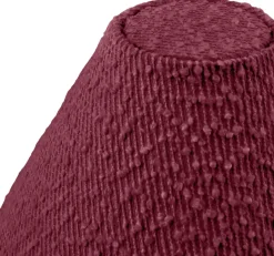 Globen Lighting Iris 20 lampshade, Bouclé burgundy Red