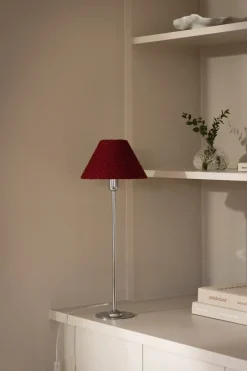 Globen Lighting Iris 20 lampshade, Bouclé burgundy Red