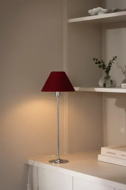 Globen Lighting Iris 20 lampshade, Bouclé burgundy Red